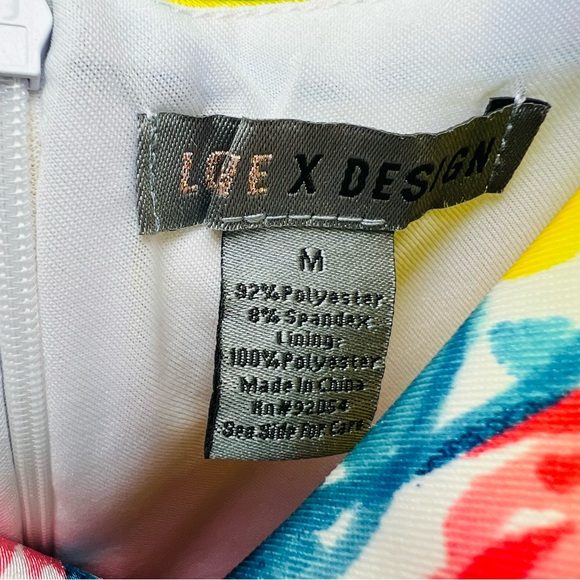 Love x design floral sleeveless dress size M - Picture 3 of 4